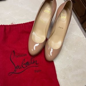 Christian Louboutin, 85mm, simple patent leather